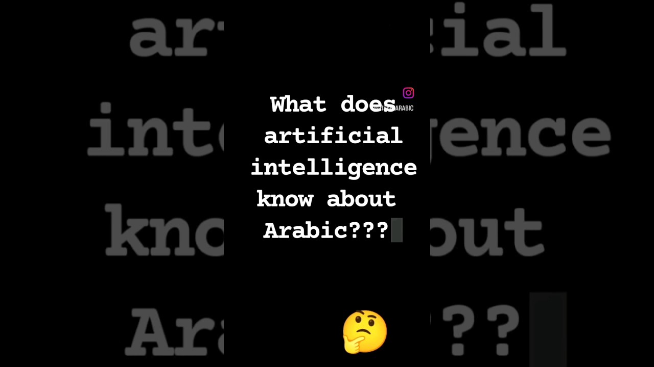 ChatGPT and Arabic