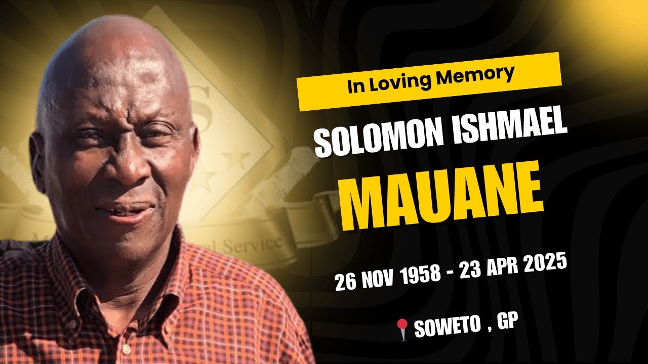 Funeral service of Solomon Ishmael Mauane