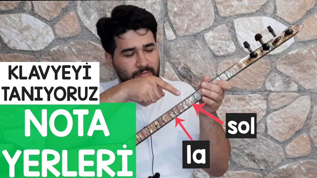 Bağlama Klavyesinde Nota Yerlerini Öğreniyoruz #1