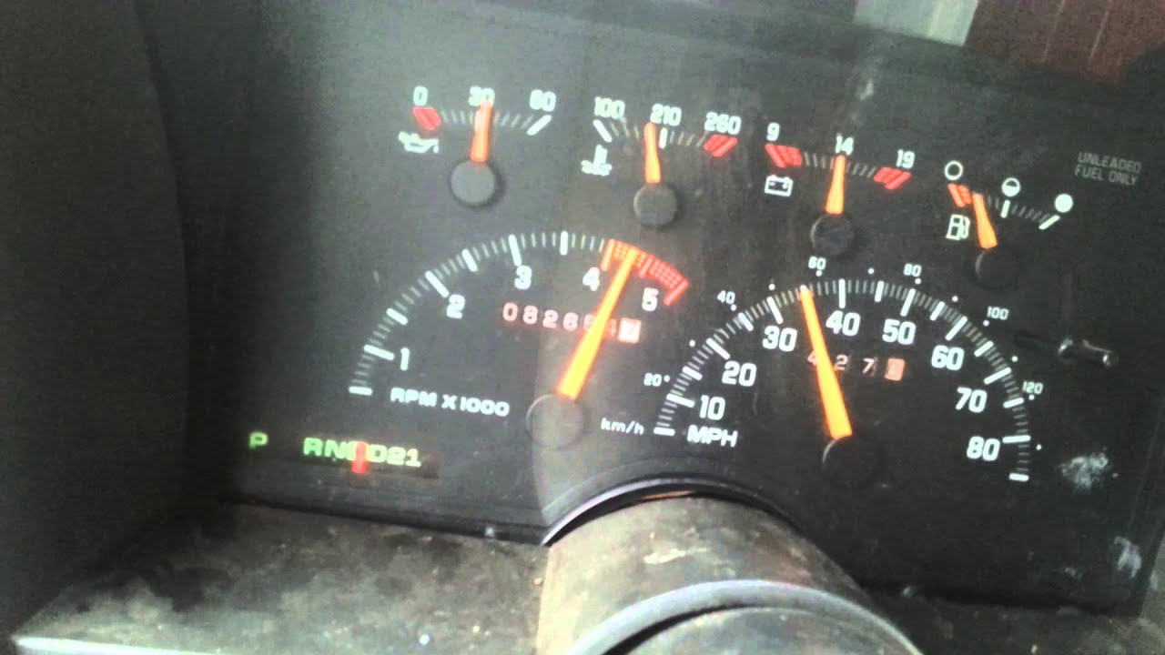 1992 Chevy Silverado 2500 WOT 0-60 454 7.4L V8