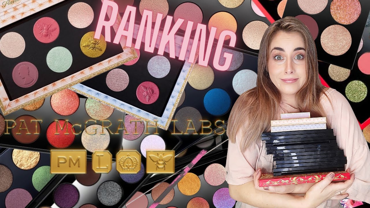 RANKING ALL 10 OF MY PAT MCGRATH EYESHADOW PALETTES | HELP | THIS WAS SO HARD!