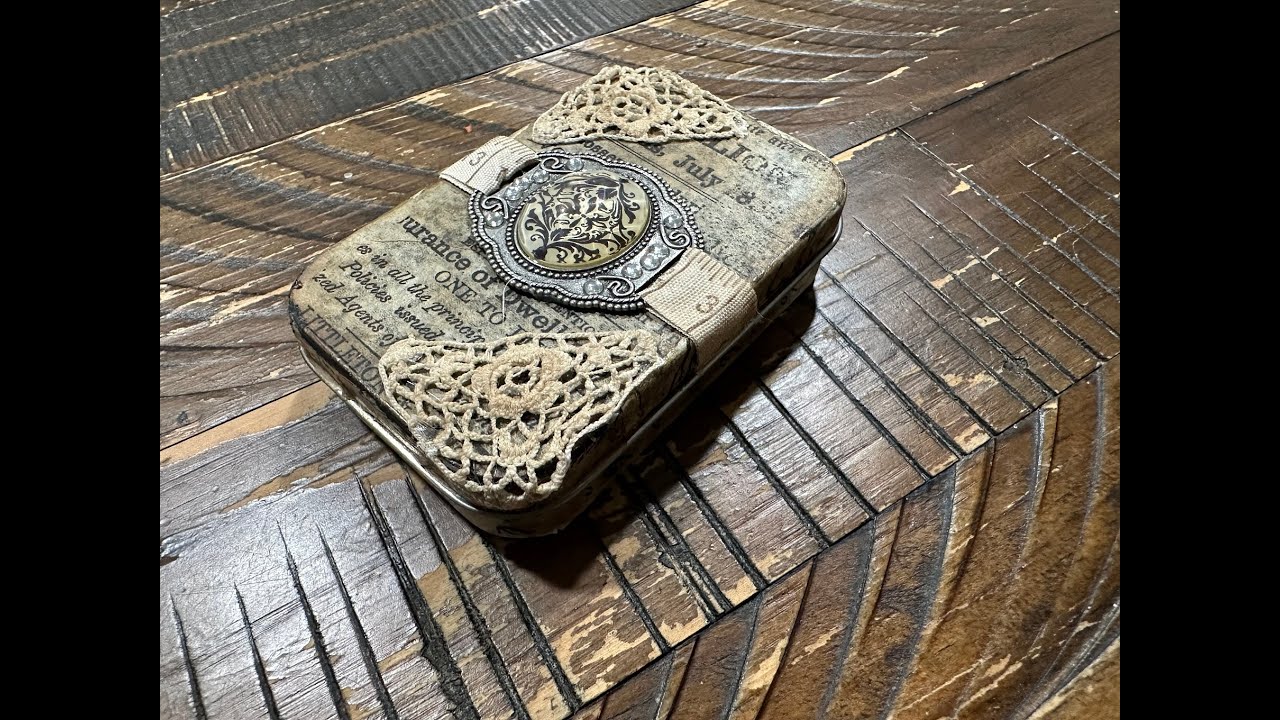 Craft With Me - Altered Tin Box Part 1