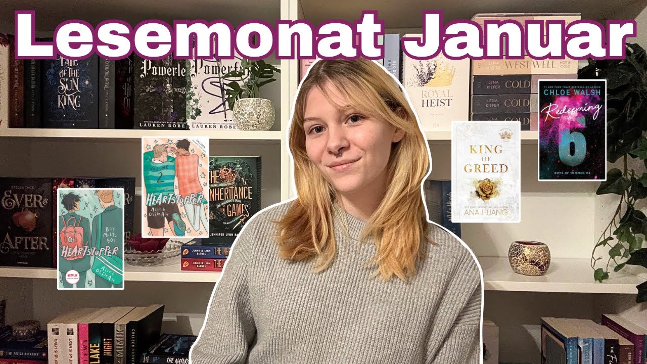 Alle 12 Bücher, die ich im Januar gelesen habe ⭐️📚 | Lesemonat Januar