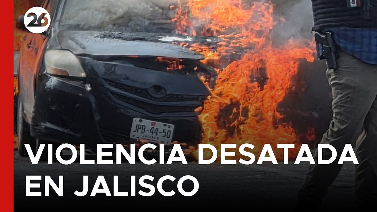 🚨 AHORA - MÉXICO | Jalisco atacado por grupos armados tras la muerte de 