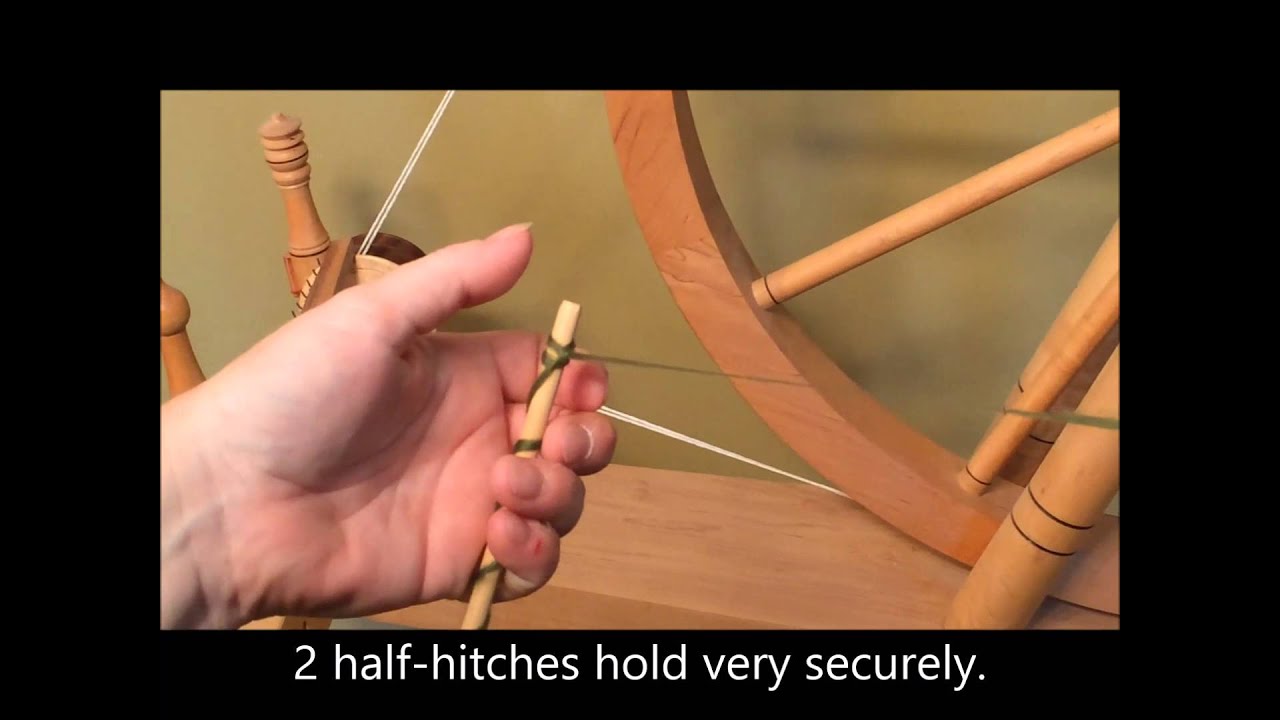 The Half-Hitch for Low Whorl Spindles
