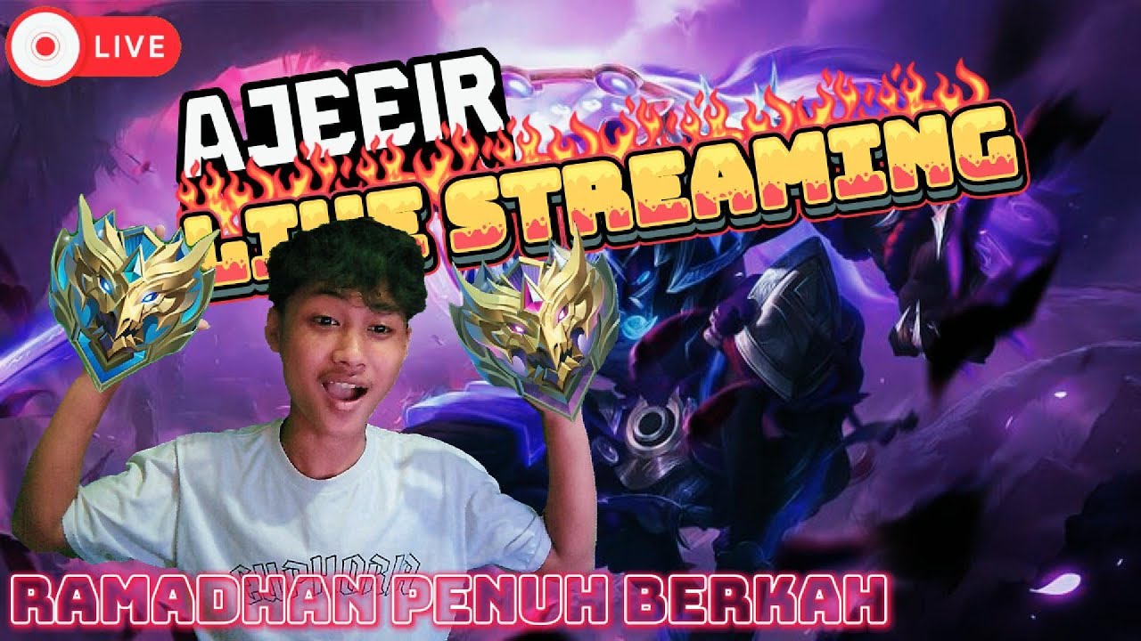 DAY 26 TERAWEH!!, PUSH RANK AWAL SEASON !!| #AJEEIR #mlbb