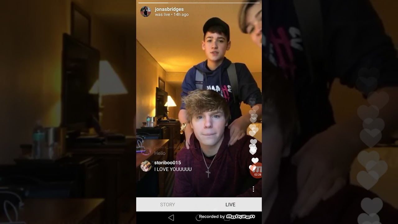 Jonas live on Instagram w/ Max and Harvey & Raegan Beast || (part one)