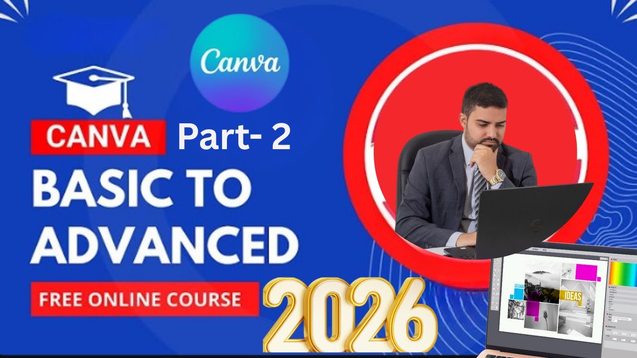 Canva Class 2 | Poster, Thumbnail aur Text Design Kaise Banaye