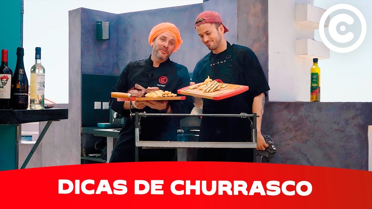 David Carreira e Chakall ensinam dicas de churrasco