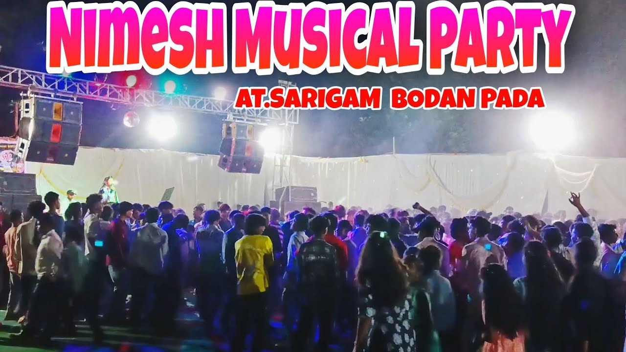 Nimesh Musical Party || At.Sarigam Bondpada || Ashok & Reshma Singer || Aadivasi Tarpa Dance  video 