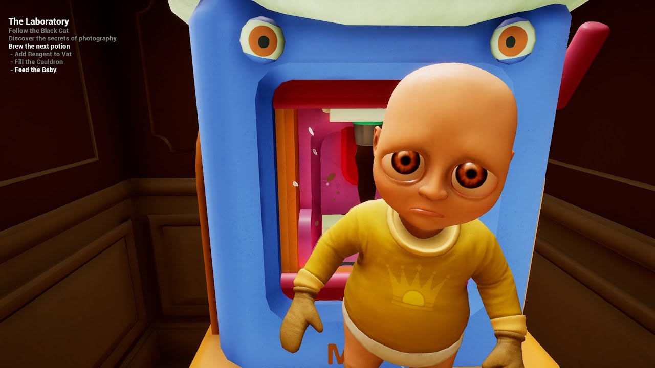 Ice Cream In the Elevator with The Baby In Yellow