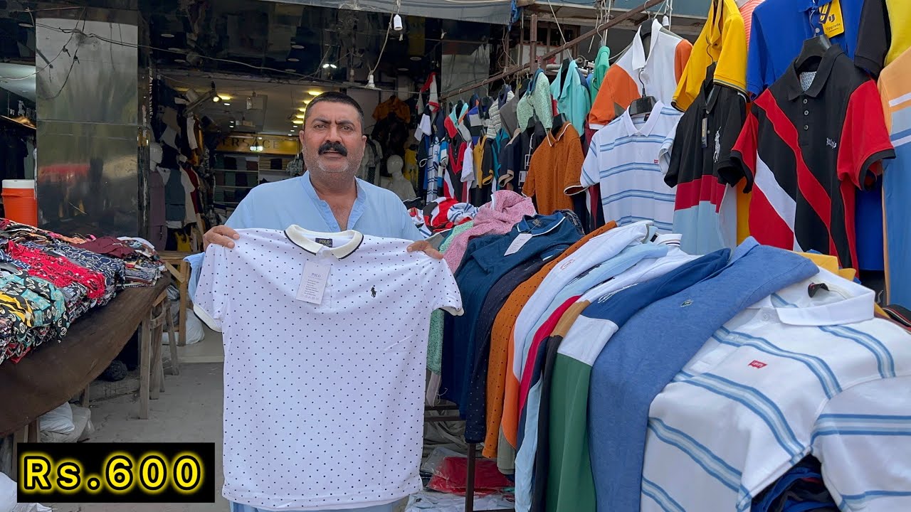 wholesale price t-shirts | casual shirts | jeans pants | kareem Black Black Markit Lahore ..