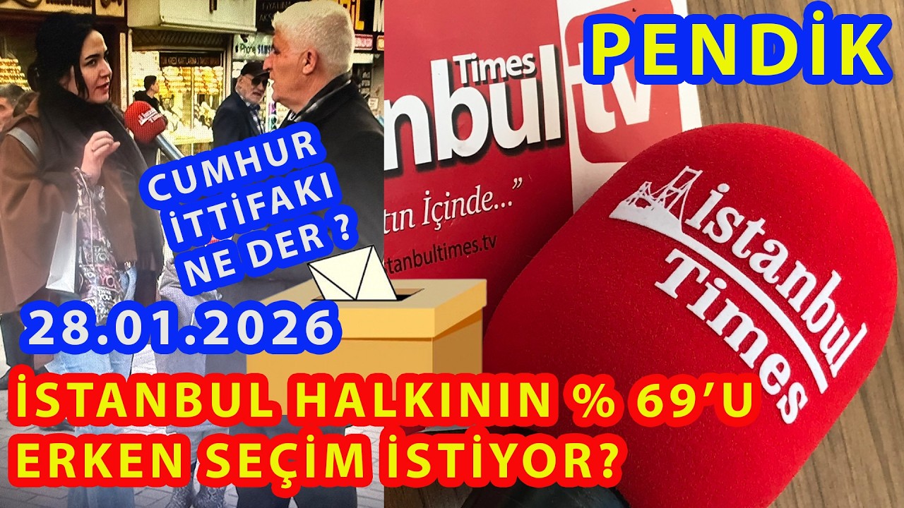 (WITH COUNTER) 69% OF ISTANBUL RESIDENTS WANT EARLY ELECTIONS, HOW MUCH LONGER WILL THE CUMHUR AL...