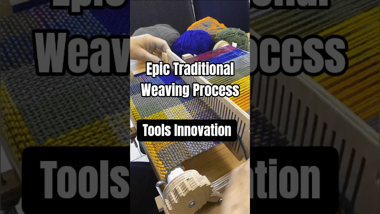 Tradisional Innovation, Mysterious Tools That Create Rainbow Fabric
