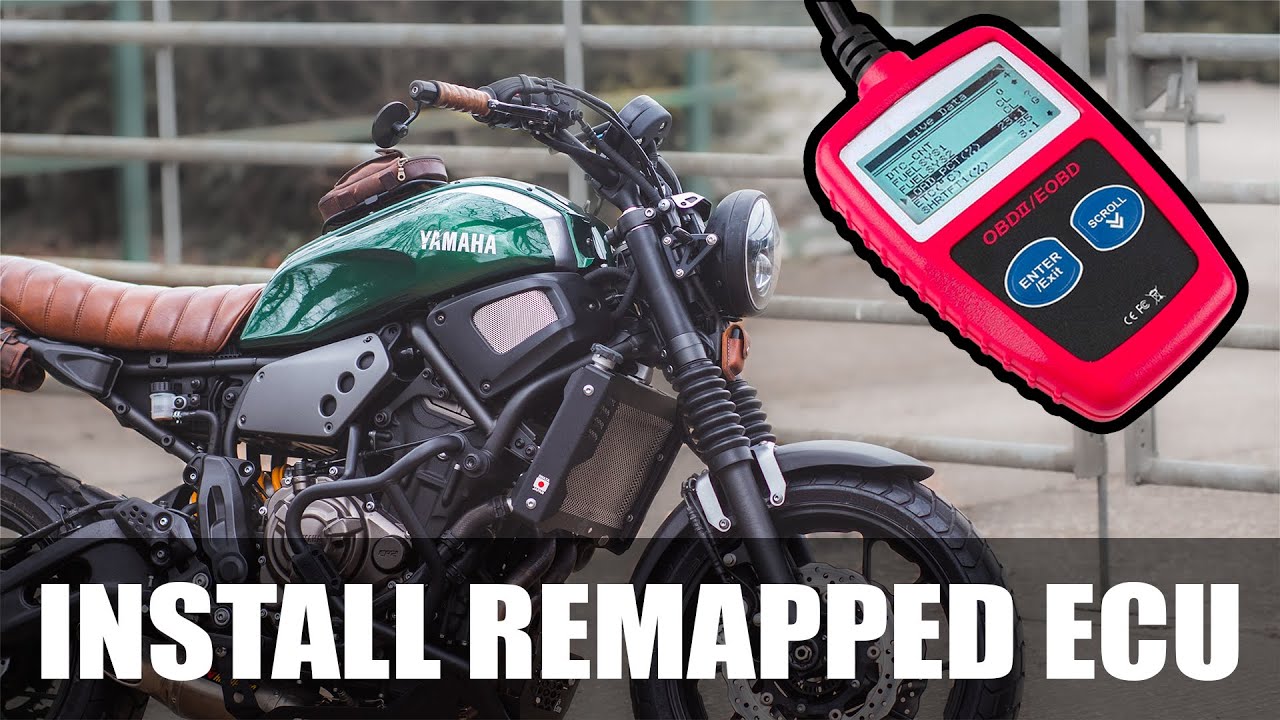 Remapped ECU Installation - XSR700