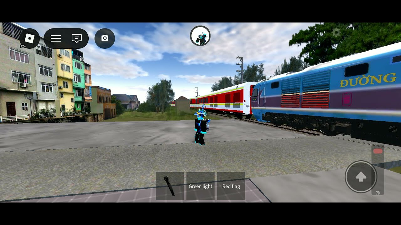 [TGRS-DEMO 4.04-SP Mode Roblox]:D19E-954 kéo đoàn tàu Jinxin SNT6 rời ga Chí Chủ#tgrs#roblox 