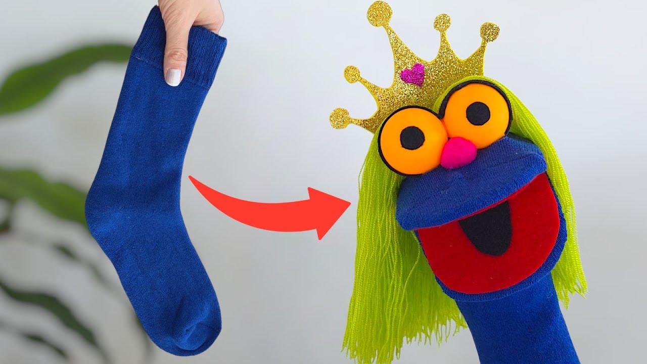Easiest and Shortest Way to Make a Puppet | Making a Sock Puppet