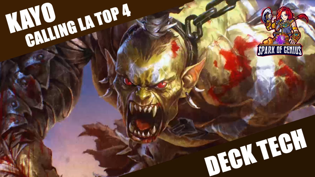 CALLING LA 2024 Top 4 Kayo Deck Tech w/Sideboard