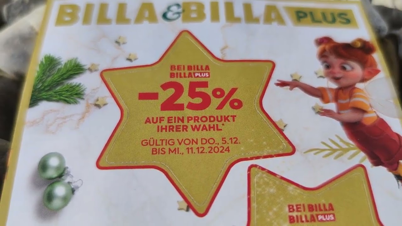 Clever Geld Billa Plus -25% sparen beim Einkauf mit Rabatt Sticker Pickerln
