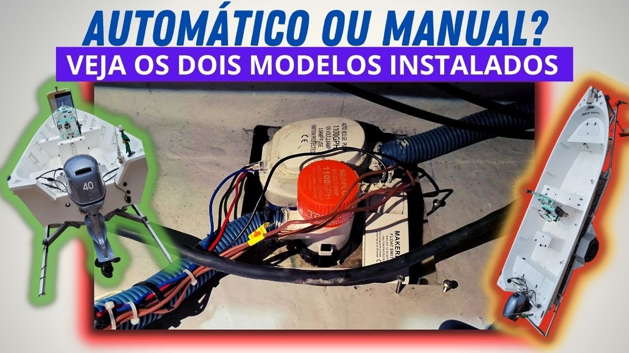 COMO INSTALAR BOMBA DE PORÃO NO BARCO