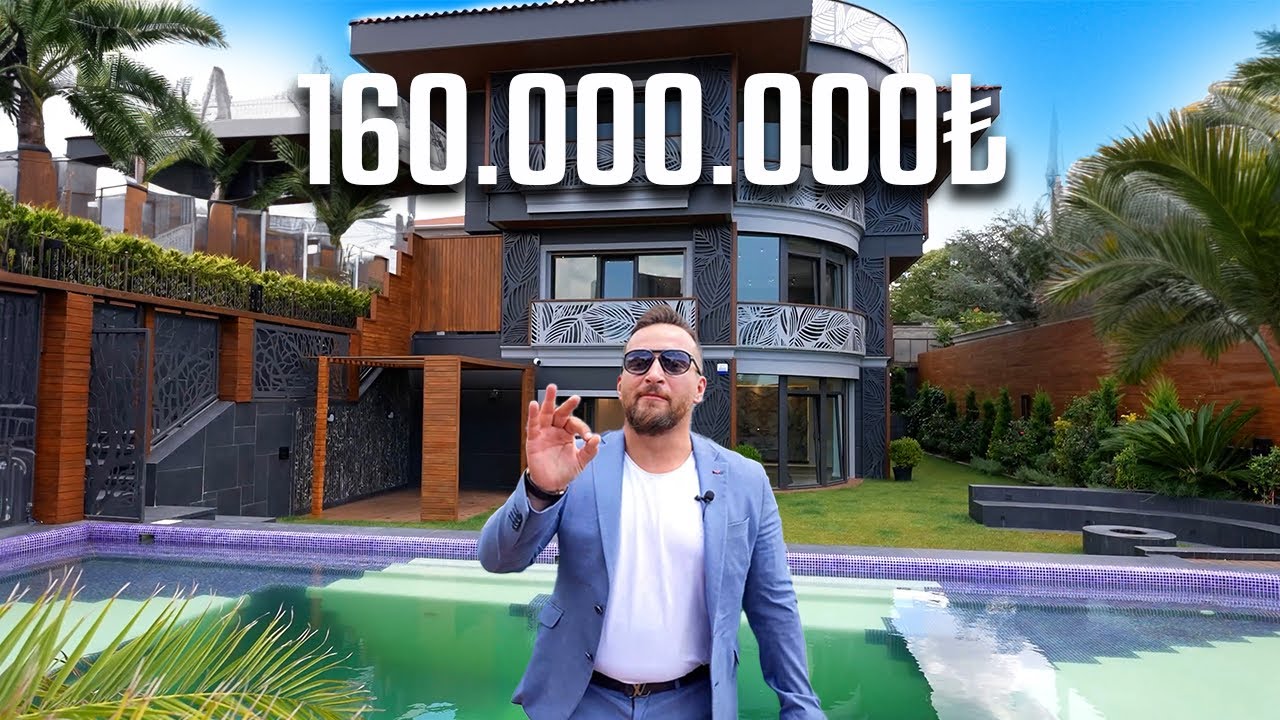 Çamlıca Kulesi Yanında 160 Milyon Tl Değerinde Ultra Lüks Villa