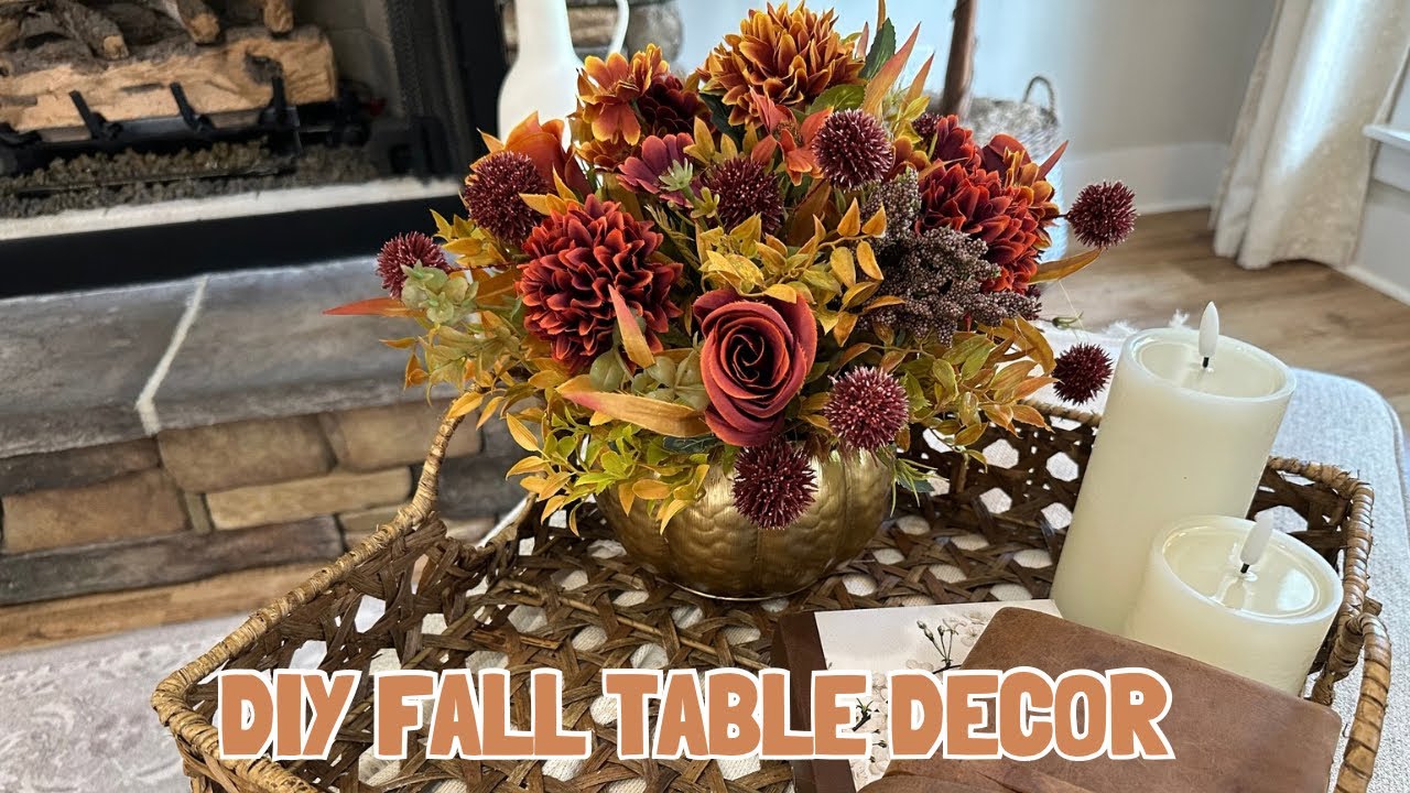 🍂 Elegant Fall Table Arrangement | DIY Pumpkin Centerpiece for Autumn 