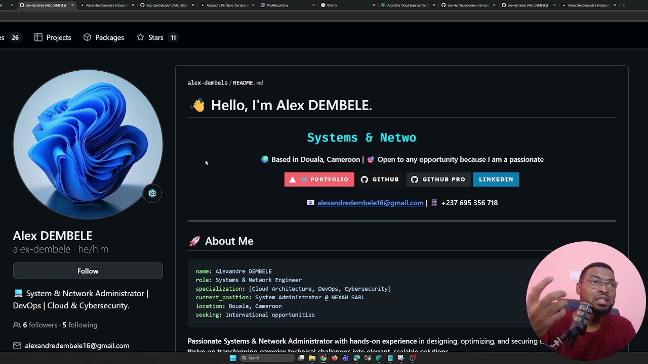 Comment réaliser un portfolio DevOps/Cloud de qualité ? J'analyse celui d'Alexandre