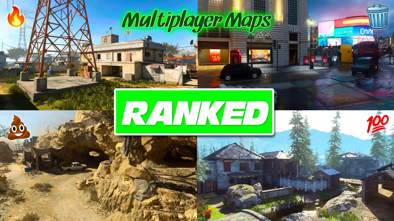 РЕЙТИНГ СЕТЕВЫХ КАРТ 6 на 6 в Modern Warfare от ХУДШИХ до ЛУЧШИХ (исключая MW/MW2/MW3)