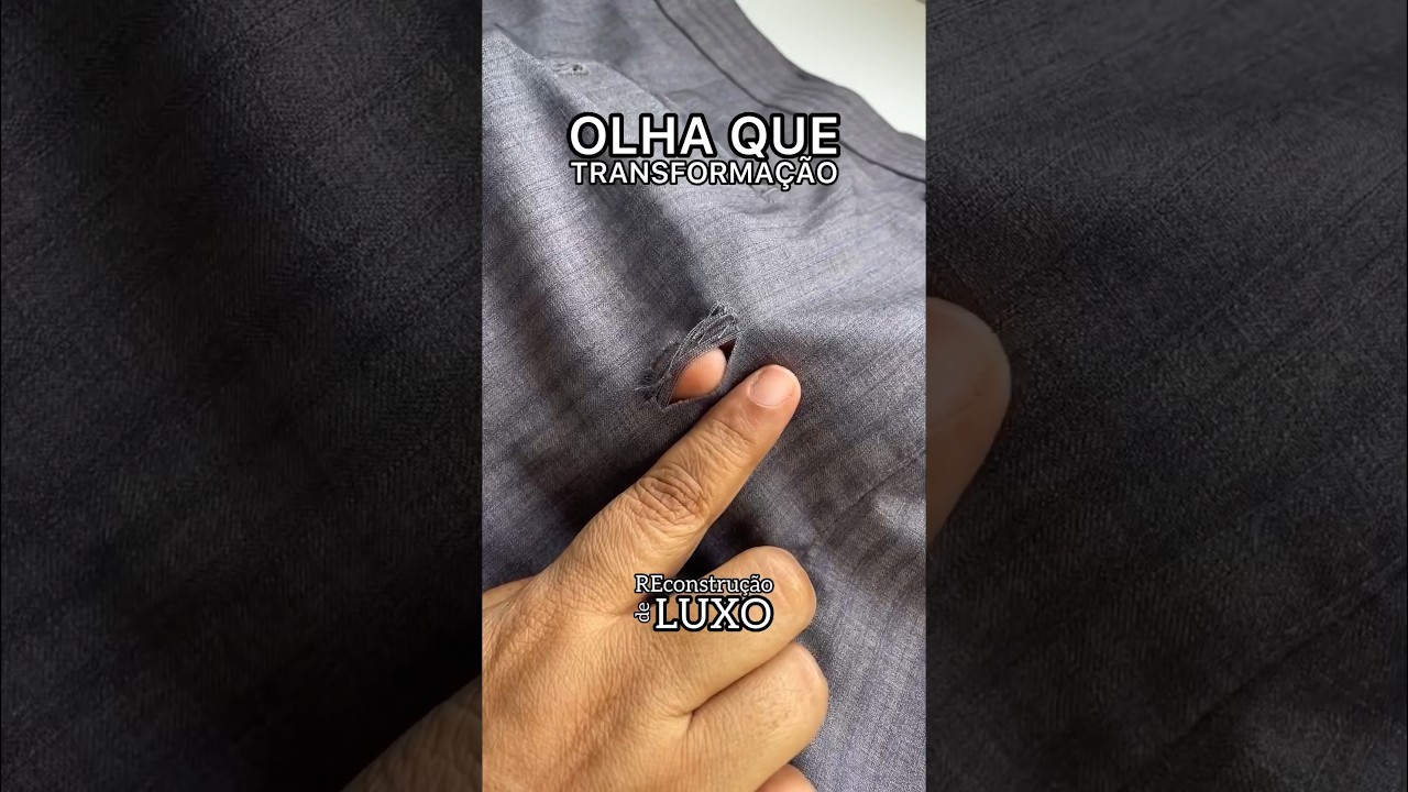 O que fazer quando acontece um rombo na roupa favorita? Cerzido Invis&iacute;vel! Digita: Eu quero #costura