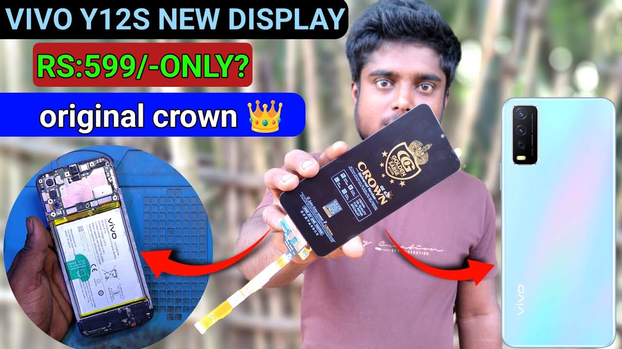 VIVO Y12S TOUCH SCREEN CHANGE || VIVO Y12S ORIGINAL DISPLAY PRICE || VIVO Y12S NEW DISPLAY CHANGE