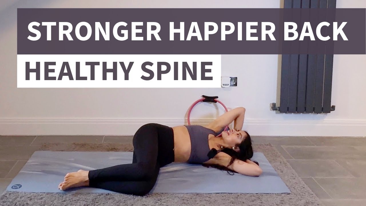 10 Min | Spine Health Pilates | Gentle Back Strength & Mobility for Beginners