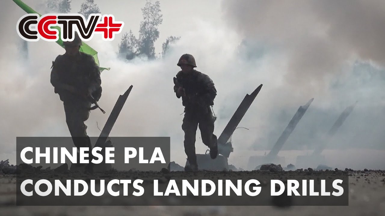 Chinese PLA Conducts Landing Drill to Enhance Combat, Defensive Capabilities