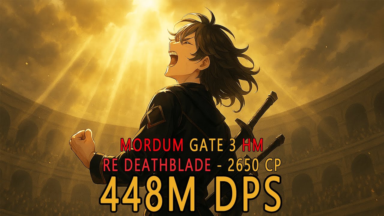 DEATHLESS ?! MORDUM G3 - RE DEATHBLADE 448M DPS - 2650 Combat Power