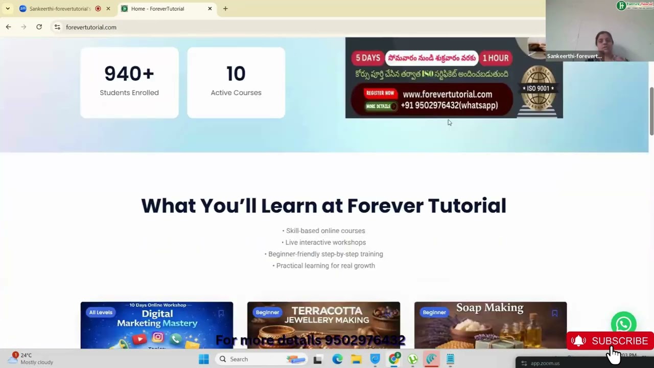 HTML Course for Beginners in Telugu | Day 1 | Website అంటే ఏమిటి? |First HTML Page #forevertutorial