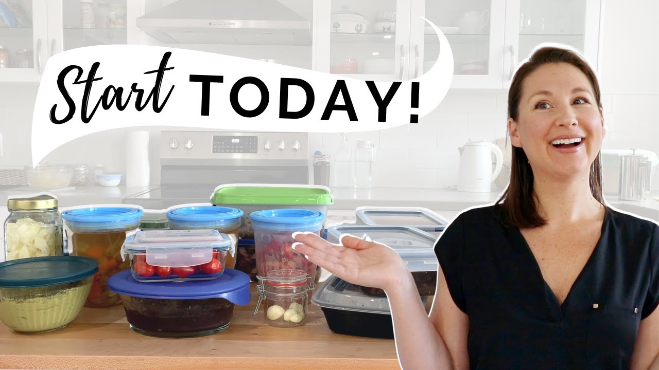 Simple Ways to Start BATCH PREPPING Today! 🌱