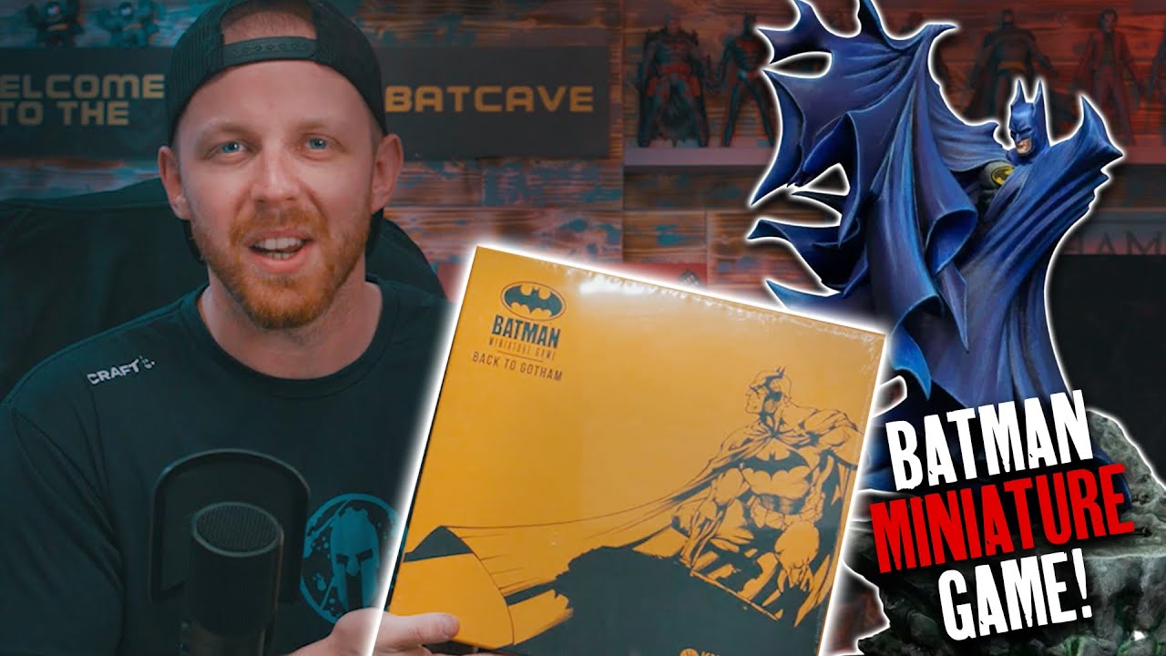 BATMAN MINIATURE GAME?! | Unboxing Knight Models Batman Mini Game