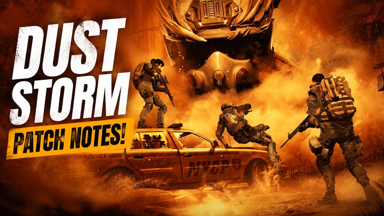 GCROCK Reacts to The Division 2 Dust Storm Event Patch Notes!