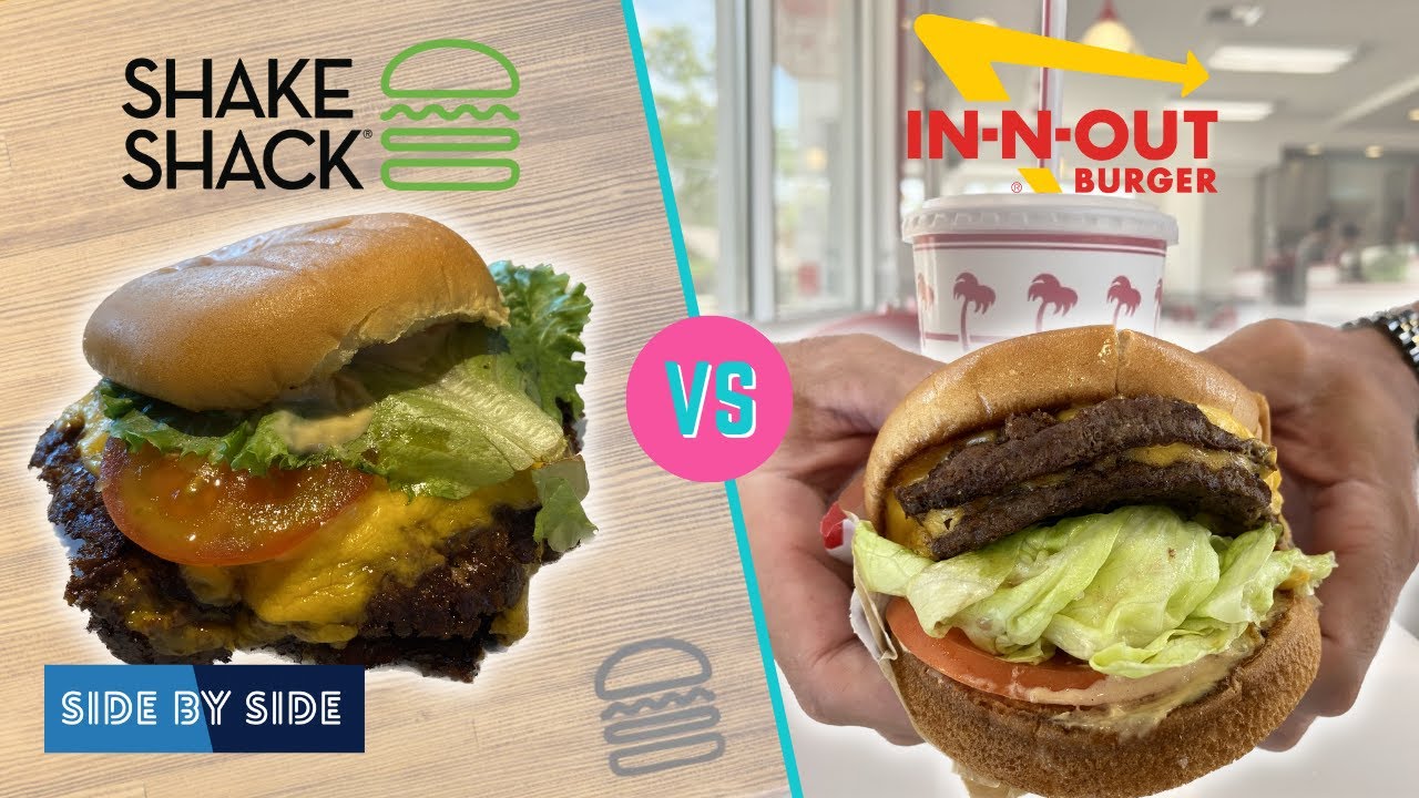 Shake Shack vs In-N-Out - Who Has the BEST Fast Food Burger? - [Travel Edition]
