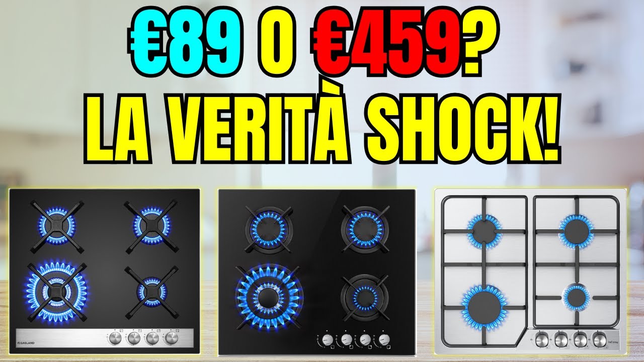 Top 5 Piani Cottura a Gas 2025 – Compatibili con Metano e GPL, Facili da Convertire