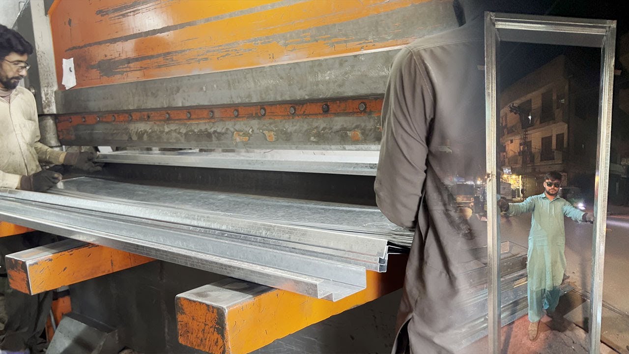 Making Metal Door Frames: Bending, Welding, and Fabrication Process | How to make metal door frame