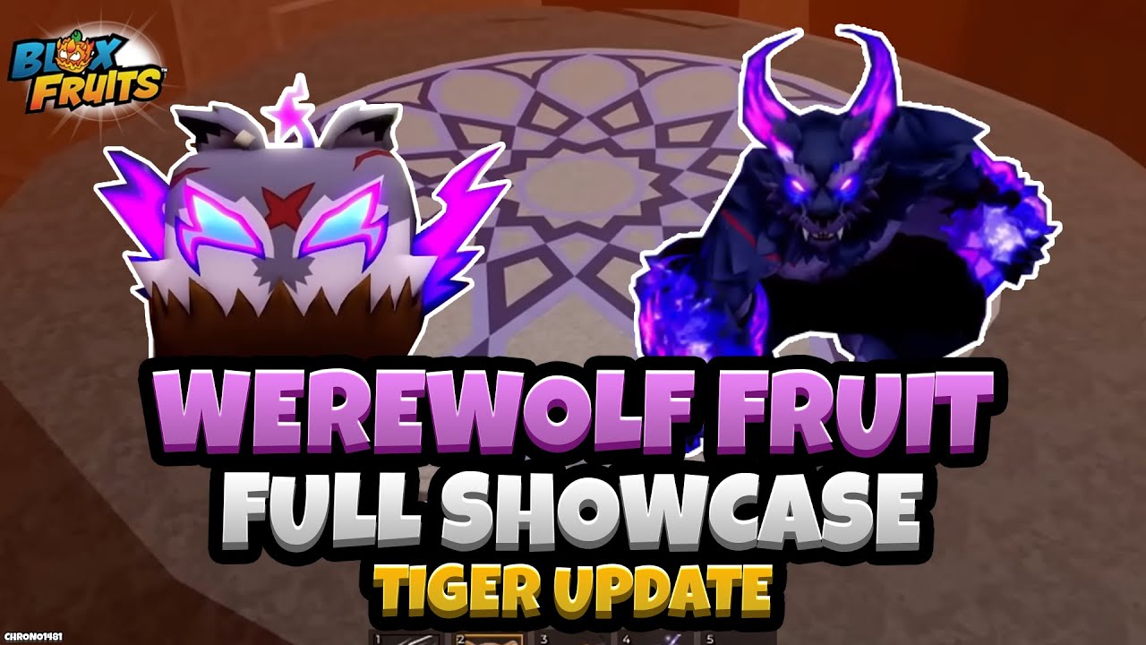 NEW Werewolf Fruit Mutation (FULL SHOWCASE) (Blox Fruits Tiger Update)