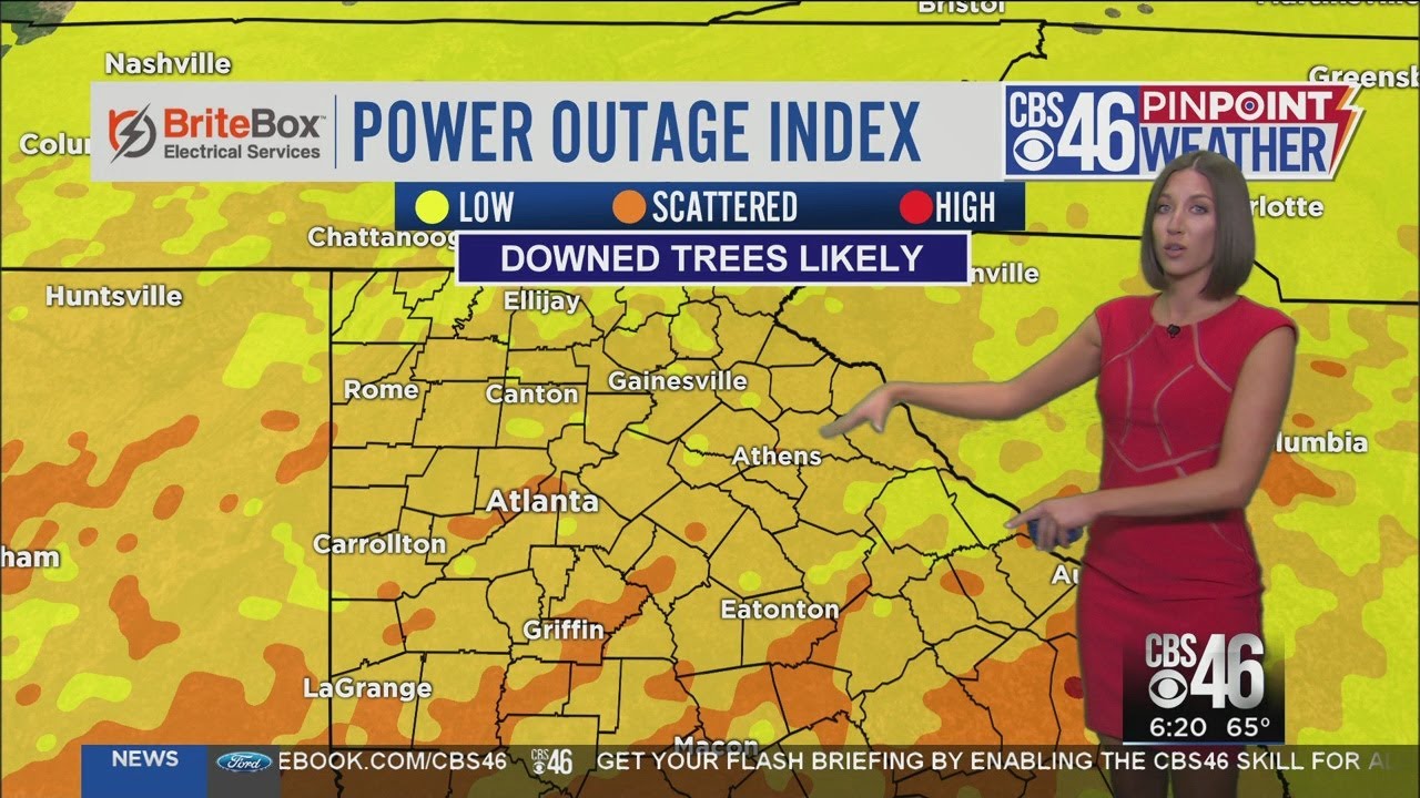 CBS46 Pinpoint Weather update