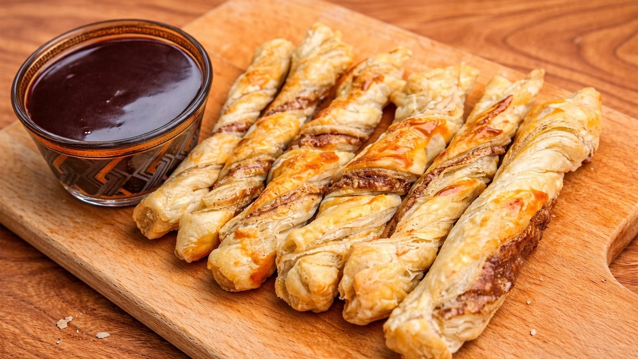 Do you have puff pastry & cinnamon? Mini churros from puff pastry – without oil and without frying!