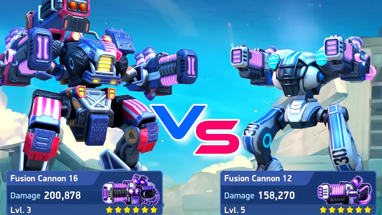 Onyx Vs Cheetah with Fusion Cannon - Free For All - Mech Arena