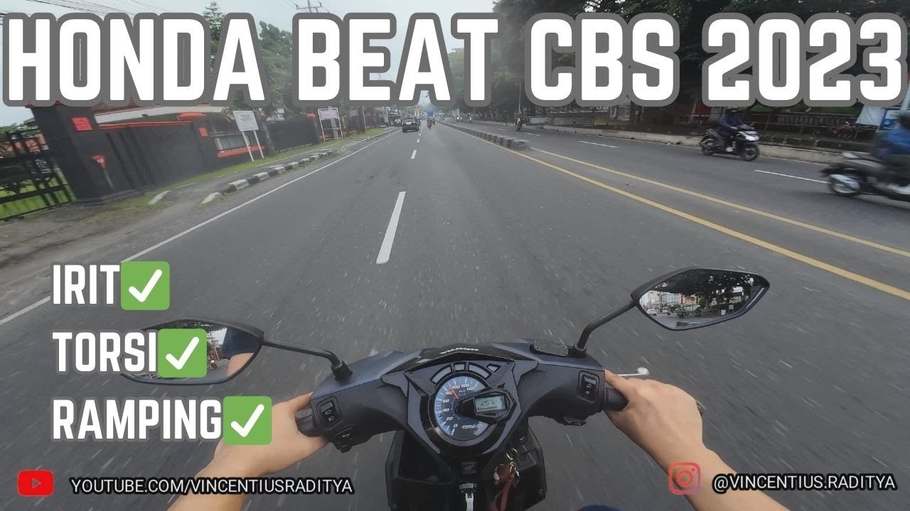 TEST RIDE HONDA BEAT CBS ISS 2023 ‼️TORSINYA EDUN EUY