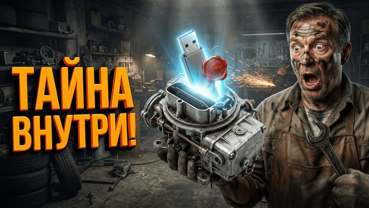 Мужик Разобрал Карбюратор Жигулей С Авторазборки, Внутри Застряла Флешка В Пломбе