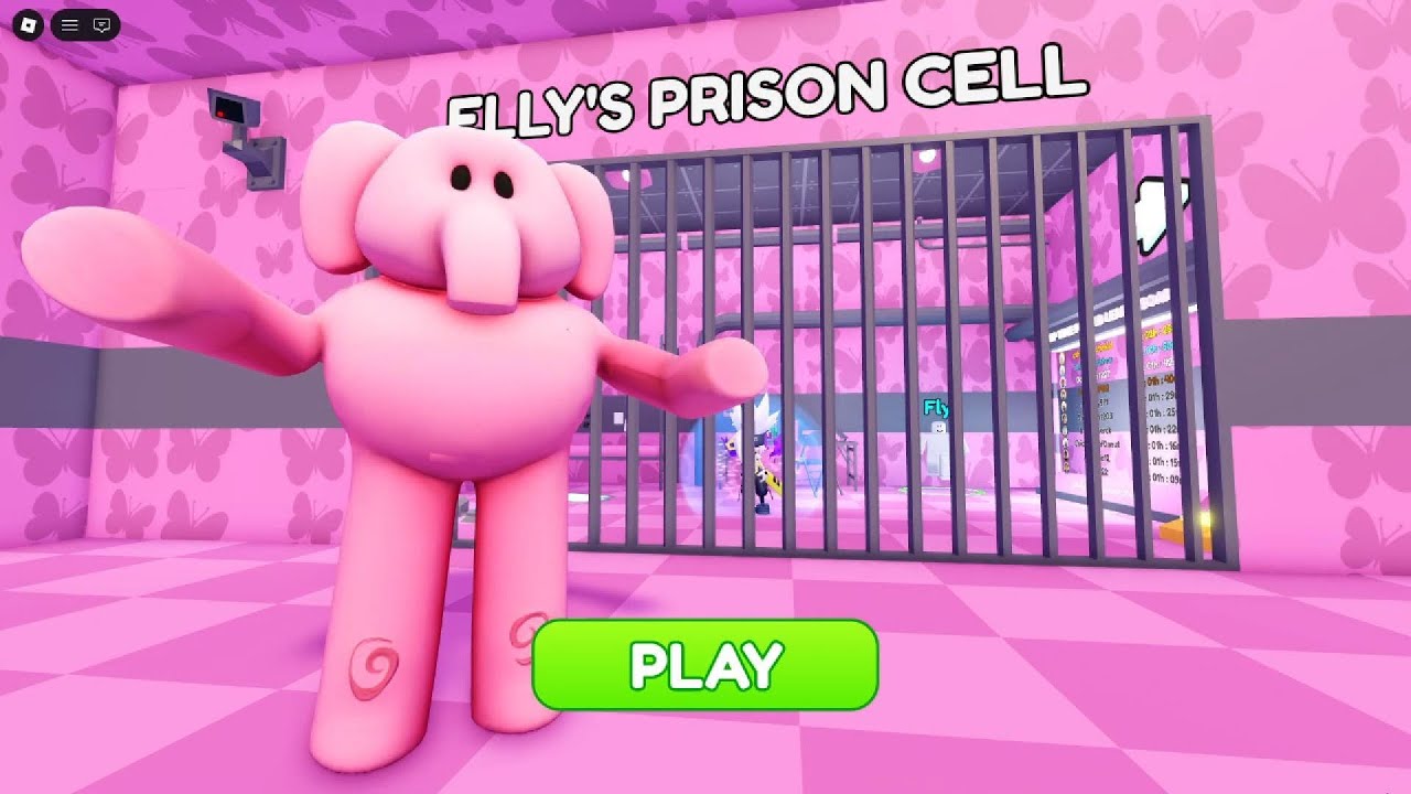 ROBLOX : ELLY'S PRISON RUN ! OBBY new