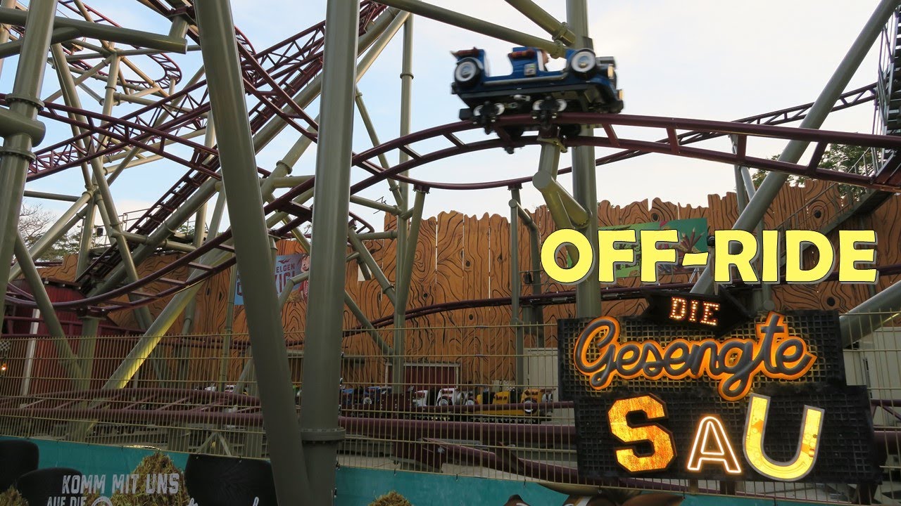 Gesengte Sau Off-Ride Footage, Wiener Prater Gerstlauer Bobsled Coaster | Non-Copyright