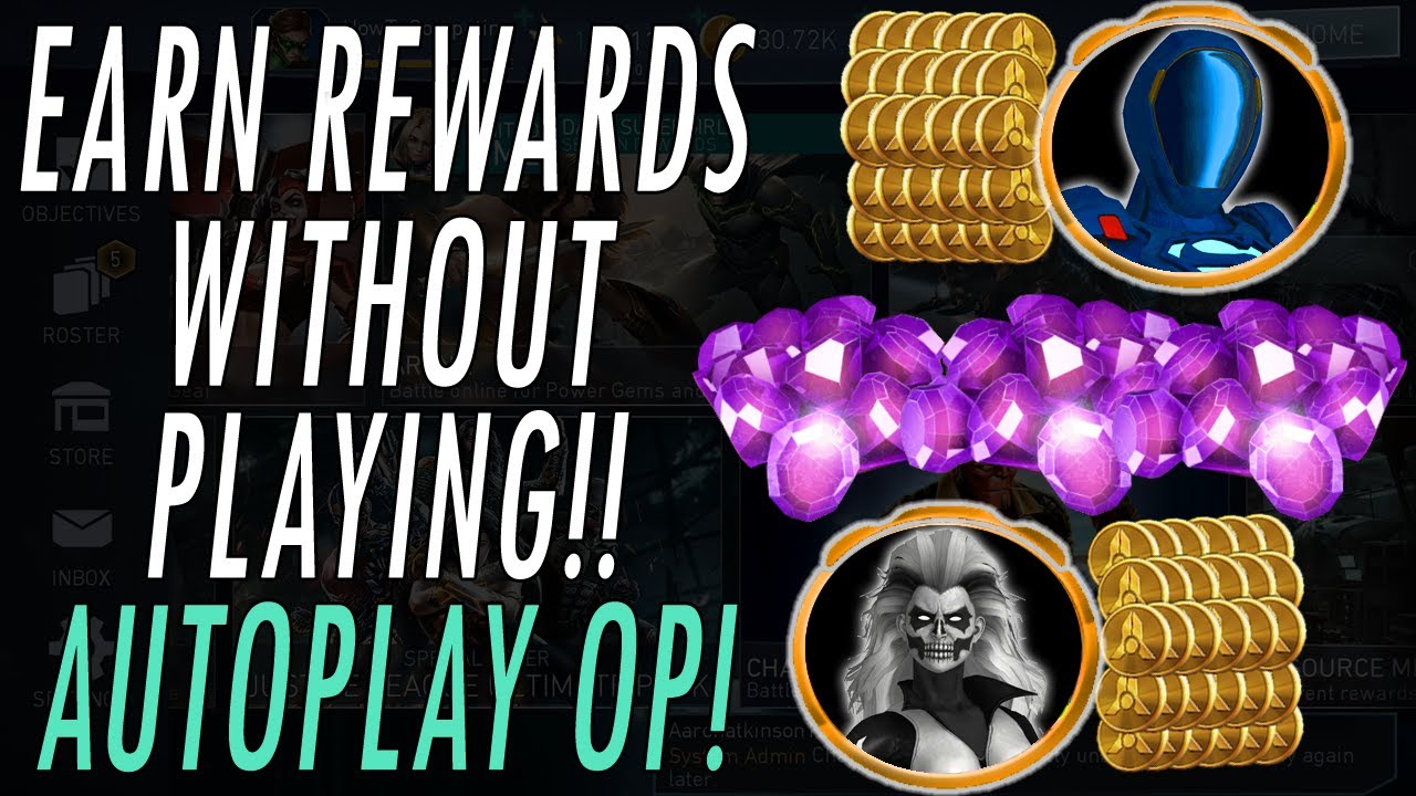 AUTOPLAY NEED TO KNOW! FREE GEMS, CREDITS, XP CAPSULES, HERO SHARDS, ARENA POINTS INJUSTICE 2 MOBILE