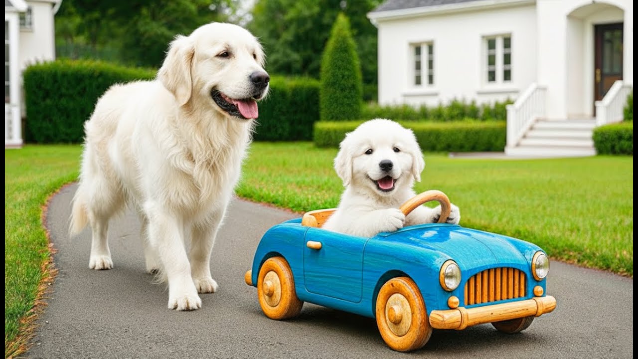 🐾 Mama Dog Sells Scrap to Make Her Puppy’s Waterpark Dream Come True 🙀